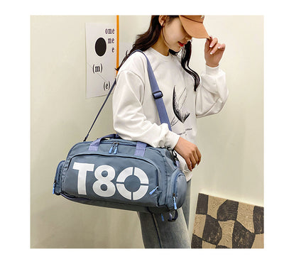 Bolsa de Viaje Deportiva con Separación Seco-Húmedo de Gran Capacidad - Image 36