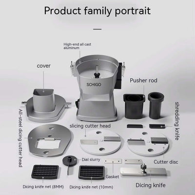Cortadora Eléctrica Multifunción para Frutas y Verduras Uso Comercial - Image 10