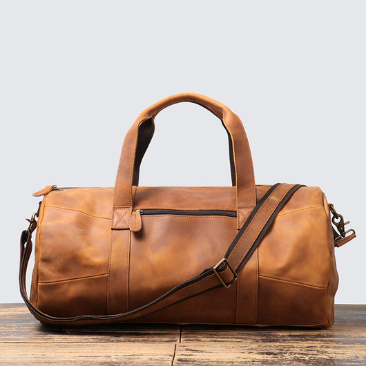 Bolsa de Viaje Portátil en Cuero Genuino para Hombre - Image 13