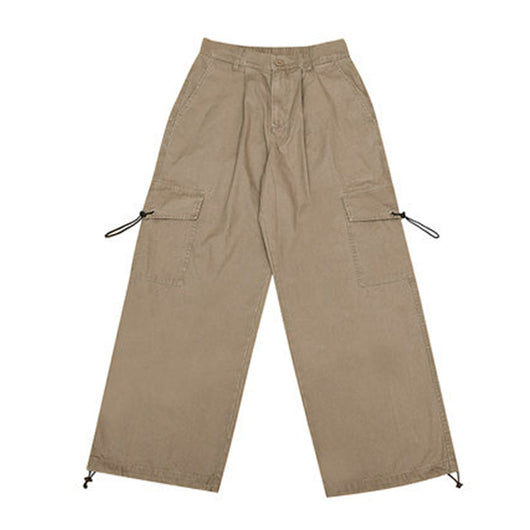 Pantalones de Trabajo Vintage Cintura Alta Pierna Ancha - Image 12