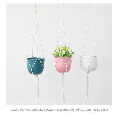 Macetero Colgante de Hierro Artístico para Decoración del Hogar - Image 16
