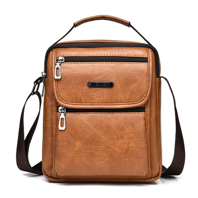 Bolsa Mensajero Vintage Portátil para Hombre - Image 10