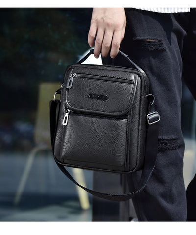 Bolsa Mensajero Vintage Portátil para Hombre - Image 17