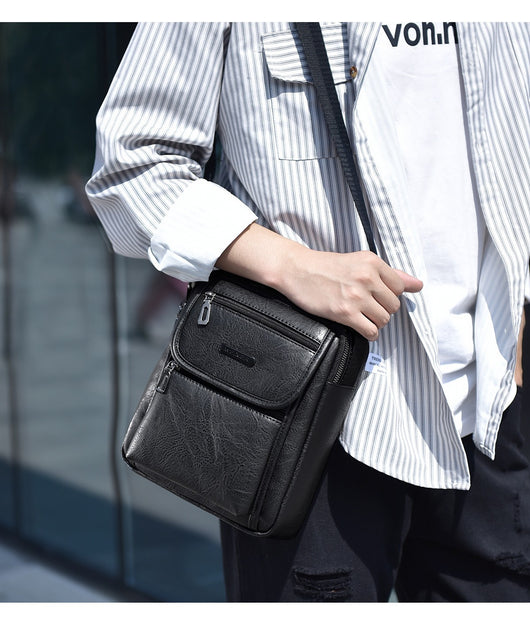 Bolsa Mensajero Vintage Portátil para Hombre - Image 19