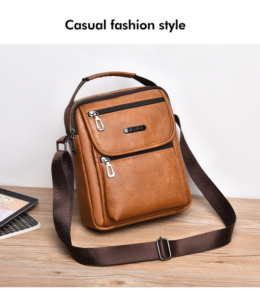 Bolsa Mensajero Vintage Portátil para Hombre - Image 23