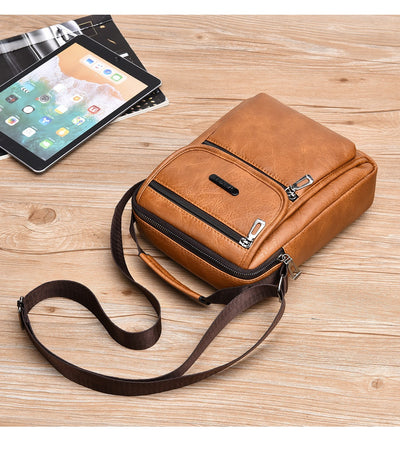 Bolsa Mensajero Vintage Portátil para Hombre - Image 29