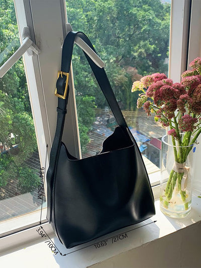 Bolso Bandolera Tipo Bucket de Gran Capacidad Versátil para Mujer - Image 6