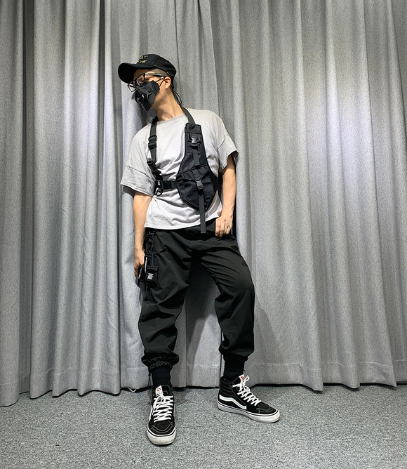 Bolsa Bandolera Hip-hop Coreana para Hombre