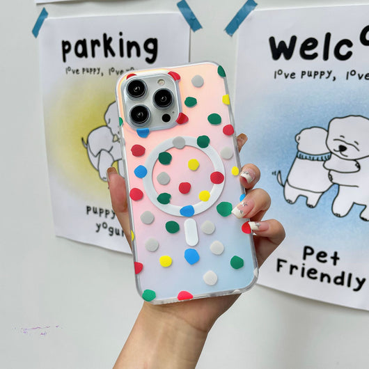 Funda Magnética para Teléfono con Diseño de Puntos - Image 10