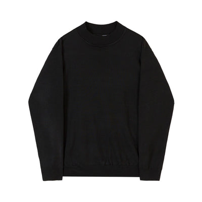 Suéter Cuello Mock Básico Versátil para Hombre - Image 19