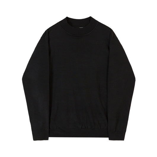 Suéter Cuello Mock Básico Versátil para Hombre - Image 19