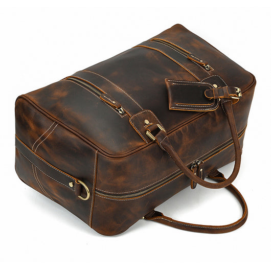 Bolso de Mano Grande en Cuero Genuino para Hombre - Image 21