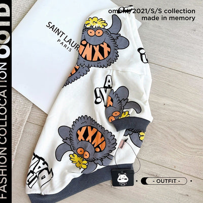 Suéter Casual para Mascotas con Diseño Graffiti - Perfecto para Primavera y Otoño - Image 14