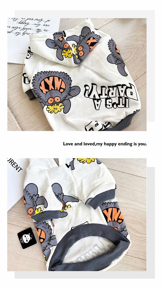 Suéter Casual para Mascotas con Diseño Graffiti - Perfecto para Primavera y Otoño - Image 15