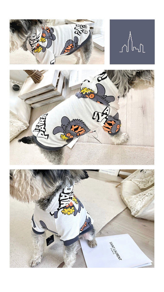 Suéter Casual para Mascotas con Diseño Graffiti - Perfecto para Primavera y Otoño - Image 17