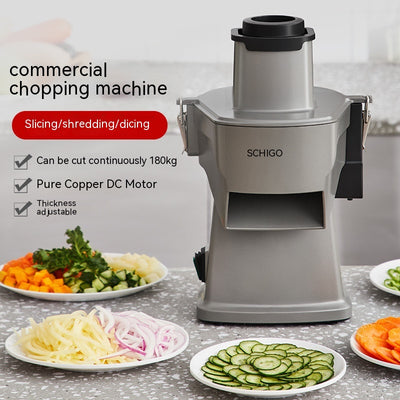 Cortadora Eléctrica Multifunción para Frutas y Verduras Uso Comercial - Image 12