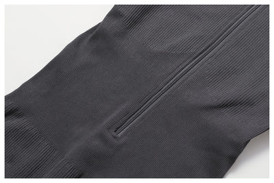 Jumpsuit Deportivo de Yoga Manga Larga con Cierre y Control Abdominal - Image 16