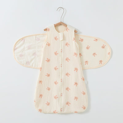 Saco de Dormir Bebé Algodón Gasa 4 Capas con Faja Antisobresaltos - Image 14