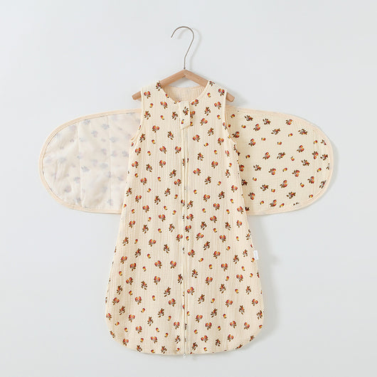 Saco de Dormir Bebé Algodón Gasa 4 Capas con Faja Antisobresaltos - Image 18