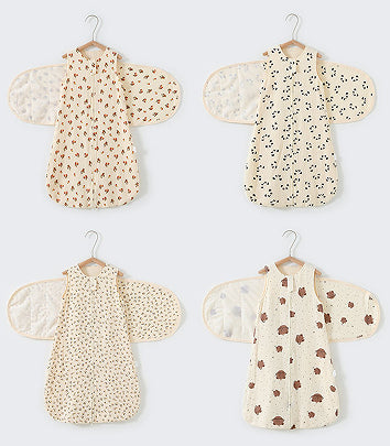 Saco de Dormir Bebé Algodón Gasa 4 Capas con Faja Antisobresaltos - Image 27