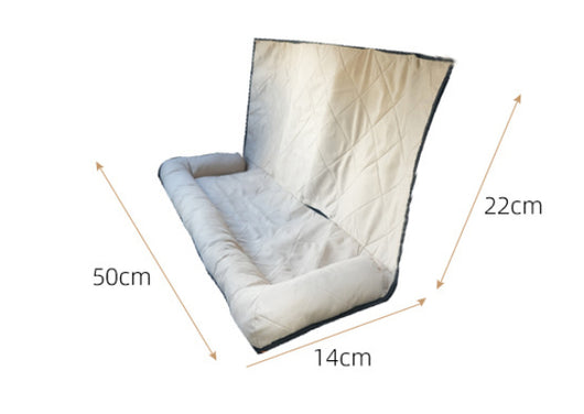 Cama Trasera para Perros en Auto - Colchoneta Khaki Impermeable - Image 9