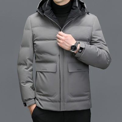 Chaqueta de Invierno para Hombre con Capucha Desmontable - Image 11