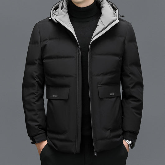 Chaqueta de Invierno para Hombre con Capucha Desmontable - Image 12