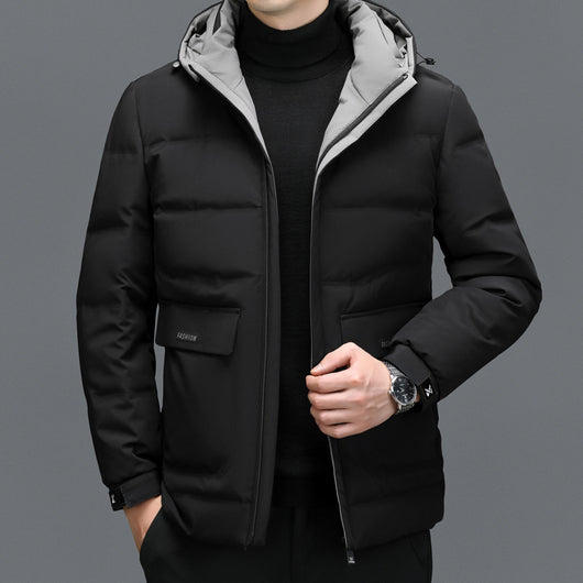Chaqueta de Invierno para Hombre con Capucha Desmontable - Image 14