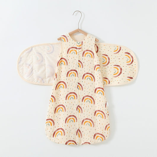 Saco de Dormir Bebé Algodón Gasa 4 Capas con Faja Antisobresaltos - Image 29
