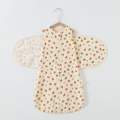 Saco de Dormir Bebé Algodón Gasa 4 Capas con Faja Antisobresaltos - Image 34