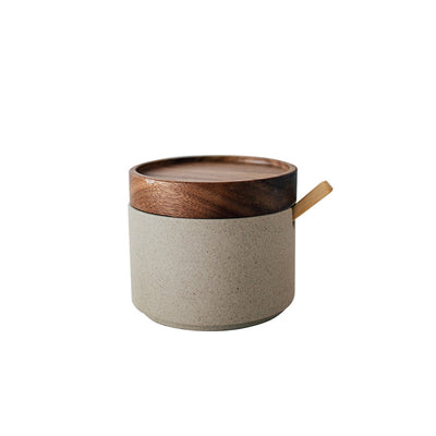 Juego de Frascos Vintage para Especias con Bandeja de Madera - Image 12