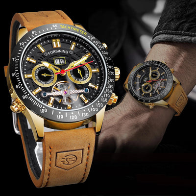 Reloj Automático Mecánico para Hombre - Resistente al Agua y Versátil - Image 8