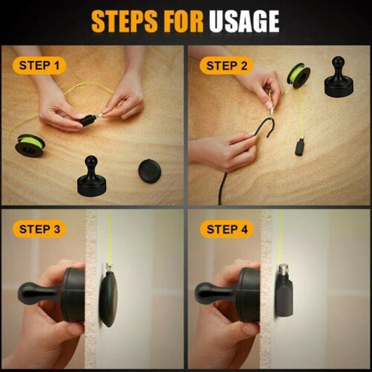 Enhebrador Magnético de Cables con Guía de Nylon para Electricistas - Image 10