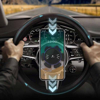 Soporte Magnético para Celular con Diseño de Gato - Image 2
