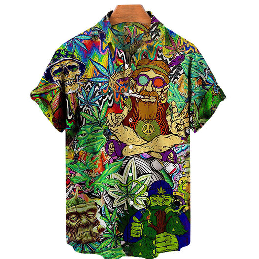 Camisa Estampada para Playa Hombre - Image 36
