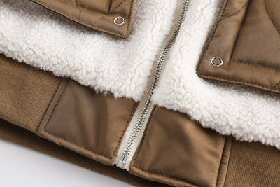 Cardigan Suelto de Algodón con Solapa - Abrigo Cálido Casual - Image 16