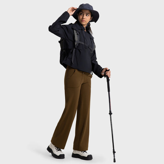 Gabardina Corta Impermeable y Transpirable para Mujer con Capucha Desmontable - Image 10