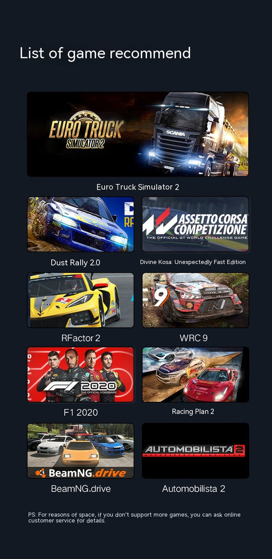 Volante de Carreras PXN V10 con Retroalimentación de Fuerza para PC, Xbox One y PS4 - Image 12