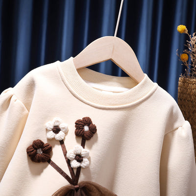 Suéter Acolchado para Niñas con Forro Polar - Image 9