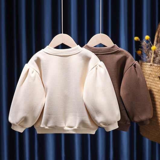 Suéter Acolchado para Niñas con Forro Polar - Image 10