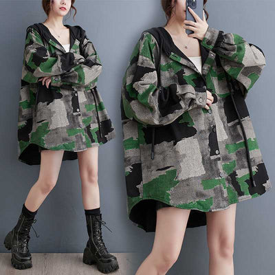 Abrigo Suelto Adelgazante para Mujer Talla Grande - Image 14
