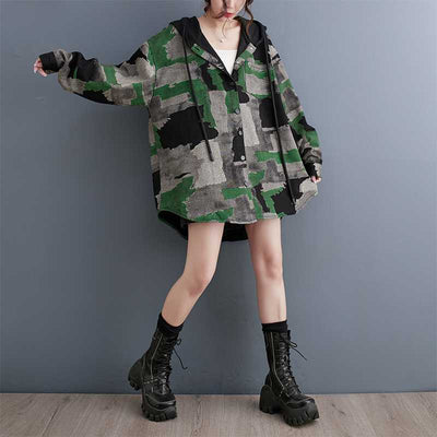 Abrigo Suelto Adelgazante para Mujer Talla Grande - Image 15