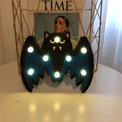 Luces LED Decorativas para Halloween - Figuras de Calabaza, Araña y Calavera - Image 4