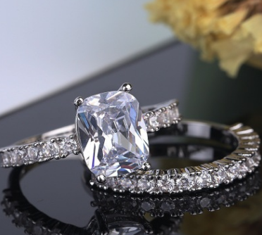 Set de 2 Anillos Apilables para Mujer - Joyería de Compromiso y Boda - Image 9