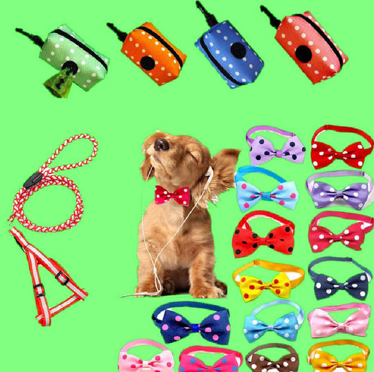 Corbatín con Lunares para Mascotas - Accesorio Elegante - Image 42
