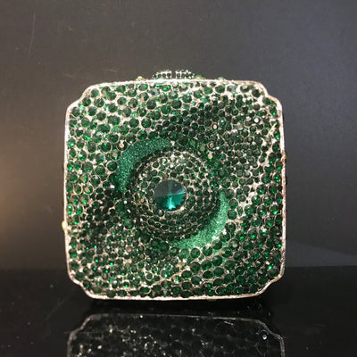 Bolso de Noche Cuadrado Brillante con Cristales de Diamante para Mujer - Image 21