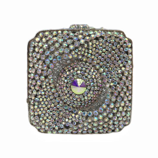 Bolso de Noche Cuadrado Brillante con Cristales de Diamante para Mujer - Image 25