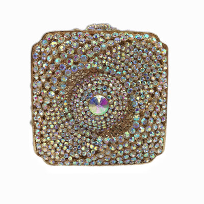 Bolso de Noche Cuadrado Brillante con Cristales de Diamante para Mujer - Image 28