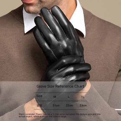 Guantes de Piel de Oveja con Forro Polar y Acolchado Térmico - Image 15