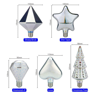 Bombilla LED 3D Fuegos Artificiales - Luces Navideñas Decorativas para el Hogar - Image 13